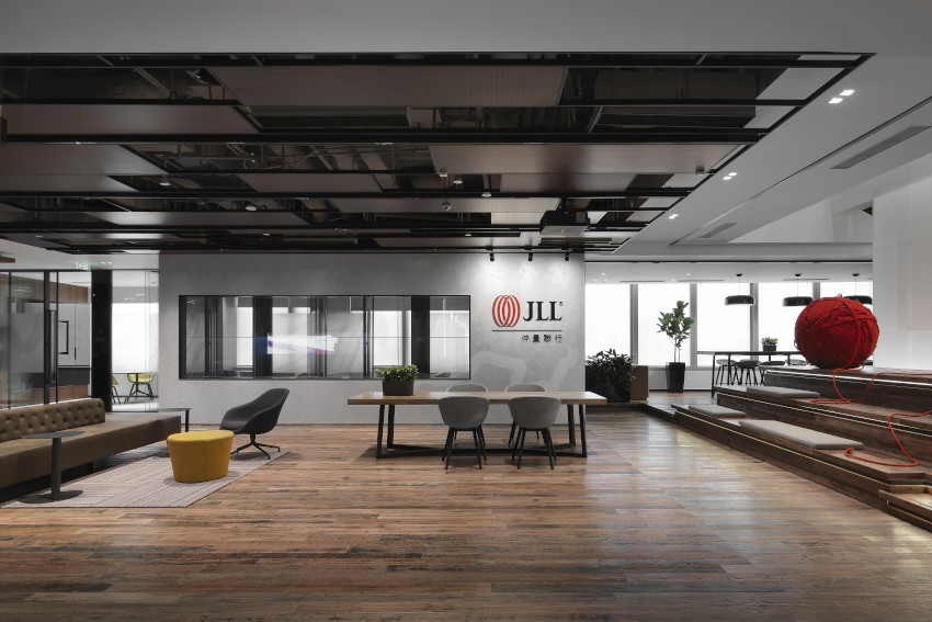 JLL Shanghai Office, acoustics completed by JCK Acoustics